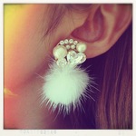 Snowy Heart ピアス