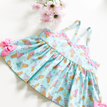 SALE☆Handmade☆Ruban mou☆ アイスクリーム柄☆ペプラムキャミ♪90cm