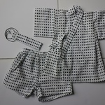 赤ちゃんの甚平、パンツ、はちまき
