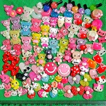 値下げ★アニマル等デコパーツ１００個以上★