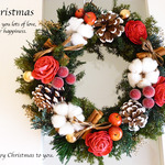 ★再販☆ひとつは持っていたいクリスマスリース