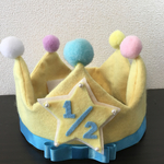 aitakaa様専用  キラキラstar＊ベビークラウン（数字の部分付け替え可能＊星のフォトプロップスのおまけ付き) 