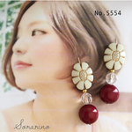 No.S554 大人可愛い❣︎お花ピアス