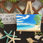 風景画 青い海