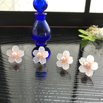 【再販】はんなり｡｡。桜♪セレモニー用ピアス/ ノンホールピアス