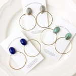 beads×bighoop　２weyイヤリング