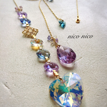 残り一点 ♡4連ハートのサンキャッチャー