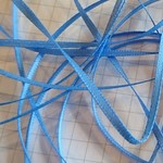 サテンリボン 2mm ライトブルー