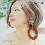 No.S561 おおぶり♛︎お洒落なリングピアス
