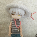 夏帽子アクセセット:ピンクリボン