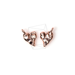 PDT-1200-PG【2個入り】ハンマードハートペンダント,Hammered heart Pendant