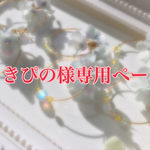 さきぴの様専用ページ