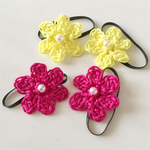 【オーダー品】小さなお花を編んだヘアゴム