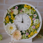 花時計〜ナチュラルグリーン〜結婚祝い、新築祝い、開店祝い、出産祝いなどに