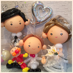 新郎新婦バルーン お子様プラス オーダーメイドバルーン結婚式に♡