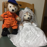 【送料無料/オーダーメイド】ダッフィー&シェリーメイ結婚式