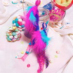 送料無料 カラフル フェザー ピアス
