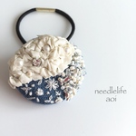 refreshing Ⅴ〜刺繍ヘアゴム