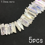 144.天然石 水晶氷柱クリスタル クリア（白）