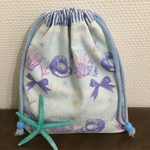 シェル&パールの巾着♡
