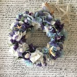 夏の紫陽花リース