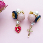 antique button pierce