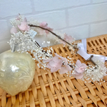 かすみ草&紫陽花の花冠