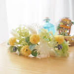 爽やかなお花のかみかざり [プリザーブドフラワー＊ヘッドパーツ＊ヘッドドレス] 