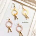 ◻新作◻べっこう&バーのピアス・イヤリング