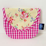 移動ポケット（pinkチェック＆yellowお花）