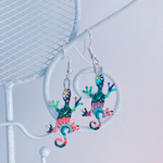 仲良しトカゲのピアス