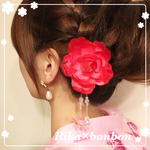 ♡浴衣用  お花の髪飾り♡お子様に♡