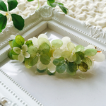 紫陽花バレッタ  〜GreenWhite〜