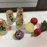 新作　デトックスウォーター　片耳ピアス