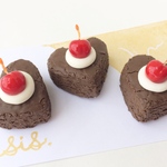 cherry brownie brooch