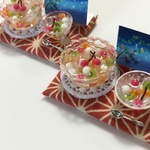 hand:made:ミニチュア：ドールハウス：和風フルーツポンチ：再販：