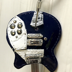  本革ギター型キーカバー(Rickenbackerモデル1)