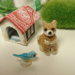 犬　柴犬　イヤホンジャック、ストラップ、ドールハウス