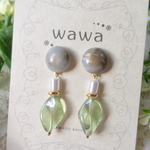  ◆Green×grayピアス◆