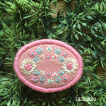 お花の刺繍ブローチ✴︎239