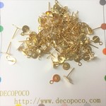 カン付きピアス６ｍｍキャッチ付き