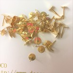 ６ｍｍお皿ピアスキャッチ付き3０個