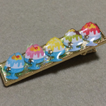 かき氷のヘアクリップ