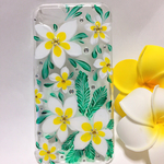 ＊ オーダー作品 ＊  可愛らしい♡プルメリアのiPhone7ケース