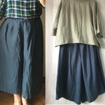 パンツ◆ガウチョ◆バギー◆【オーダー】上質リネン