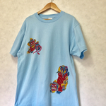 ☆Mさま専用/【送料無料】手染め紅型Tシャツ/酔い獅子（シーサー）