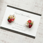 真っ赤なストロベリーピアス(イヤリング)