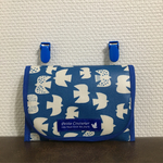 ラミネート移動ポケット☆空色バード☆ブルー鳥タグ