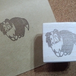犬（シェルティ）のはんこ♪④