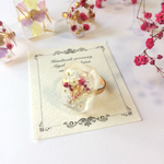 dry flower clear ring C ❁